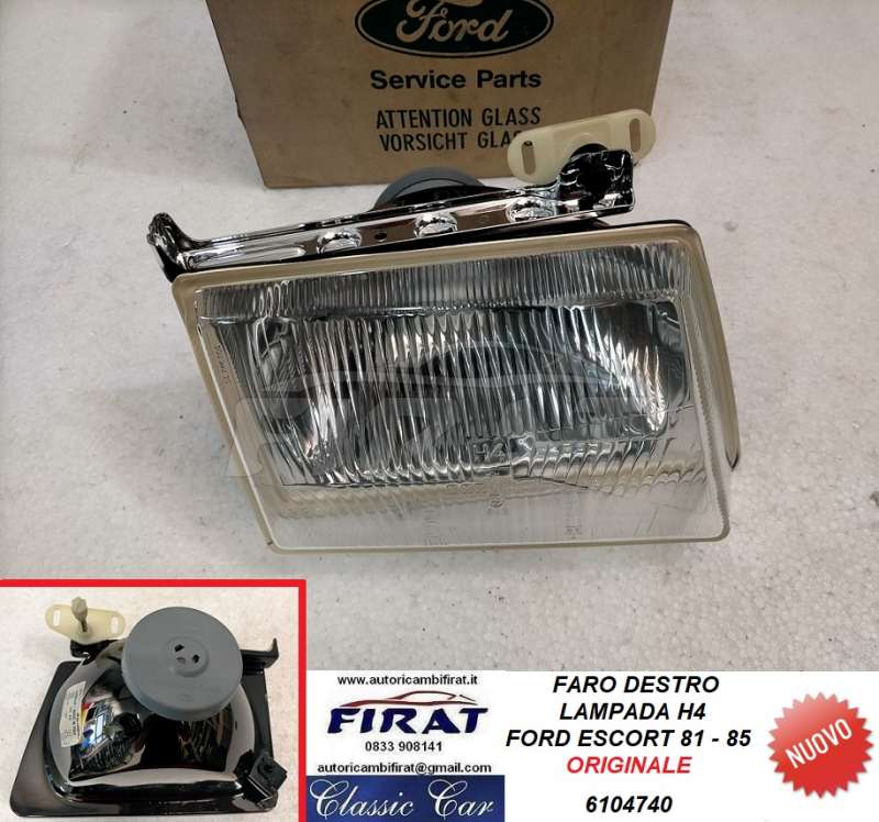 FARO FORD ESCORT 81 - 85 ANT.DX H4 (6104740)